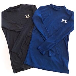 2 pack Under Armour Long Sleeve Boys Poly Y- MD